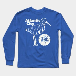 Defunct Atlantic City Sandpipers Basketball Team Long Sleeve T-Shirt